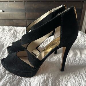 Michael Kors Black Strappy Heels